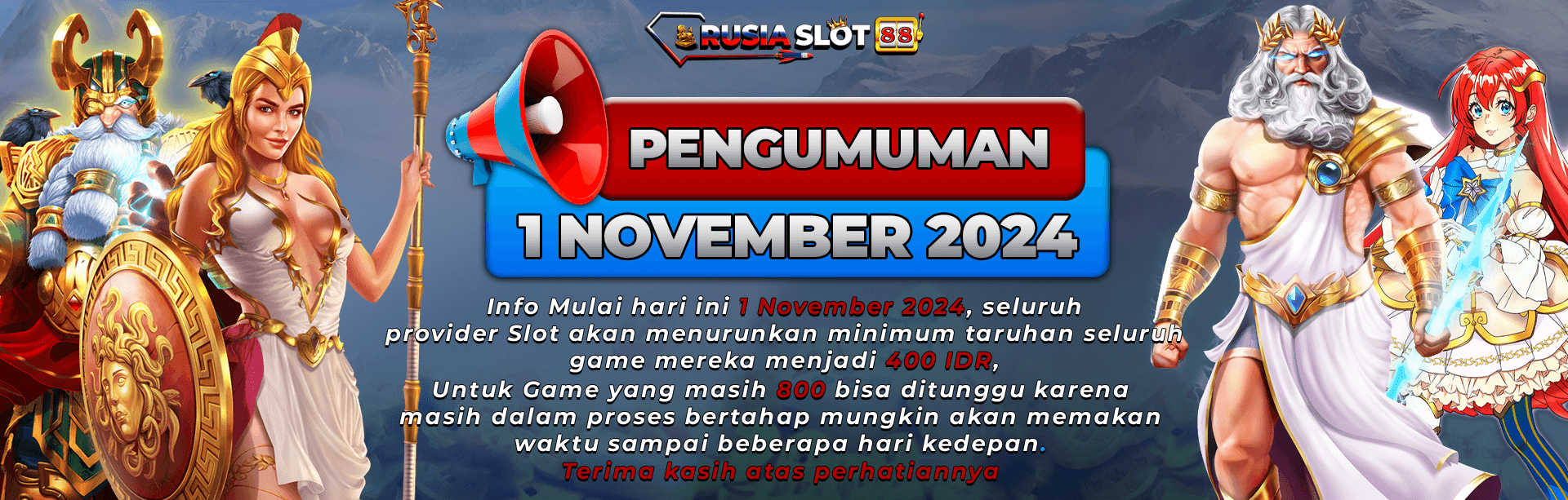 Pengumuman Bet Slot Kecil